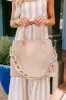 Uptown Cafe Faux Leather Tote in Iced Latte sold by Impressions