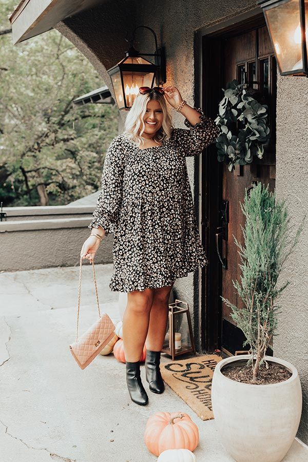 Everybody's Dancing Leopard Shift Dress Curves sold by Impressions product image thumbnail 2