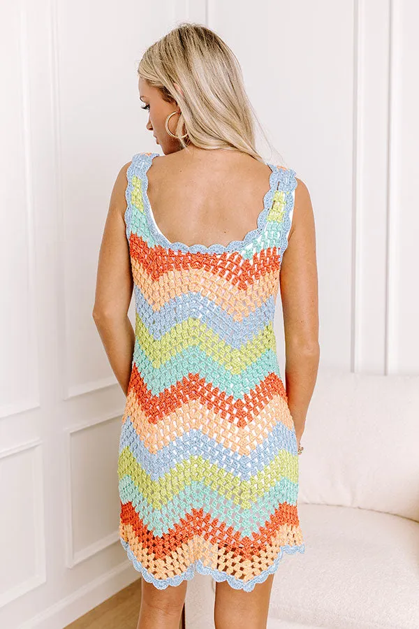 Vacation Vibes Crochet Mini Dress sold by Impressions product image thumbnail 3