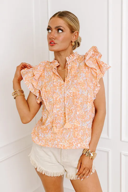 Summer Sorbet Floral Top sold by Impressions