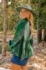 Sonoma Sways Shift Top in Hunter Green Curves sold by Impressions