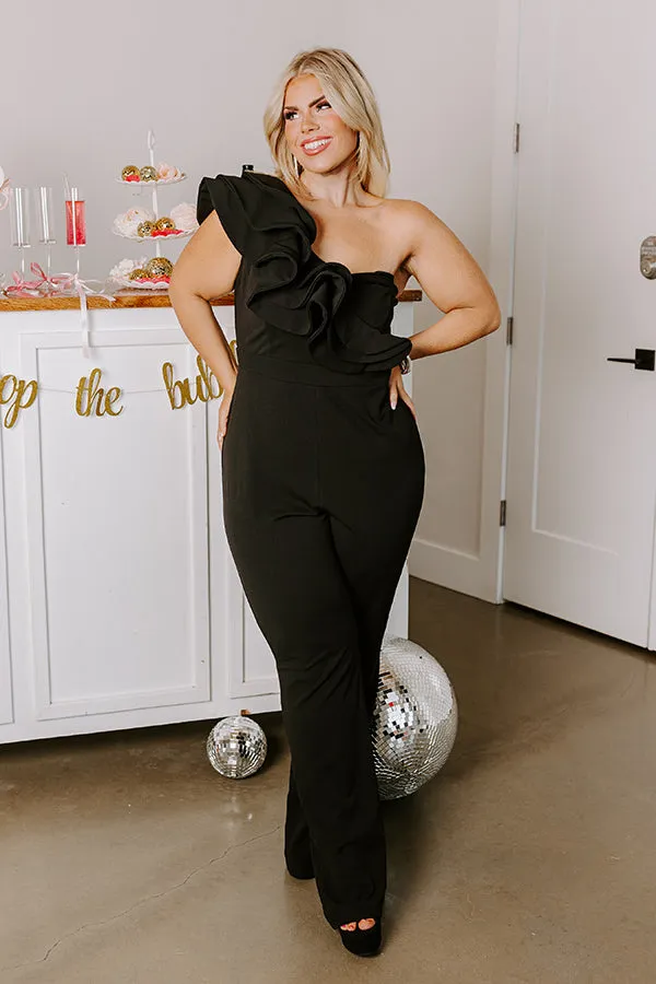Best Party Ever Ruffle Jumpsuit Curves sold by Impressions product image thumbnail 2