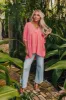 Sun-Kissed Sands Shift Top In Coral sold by Impressions