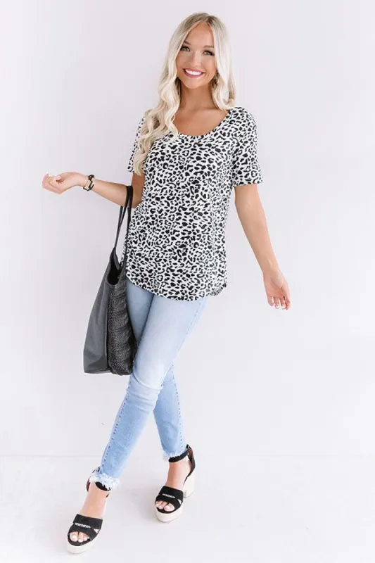 Slow and Steady Leopard Top sold by Impressions