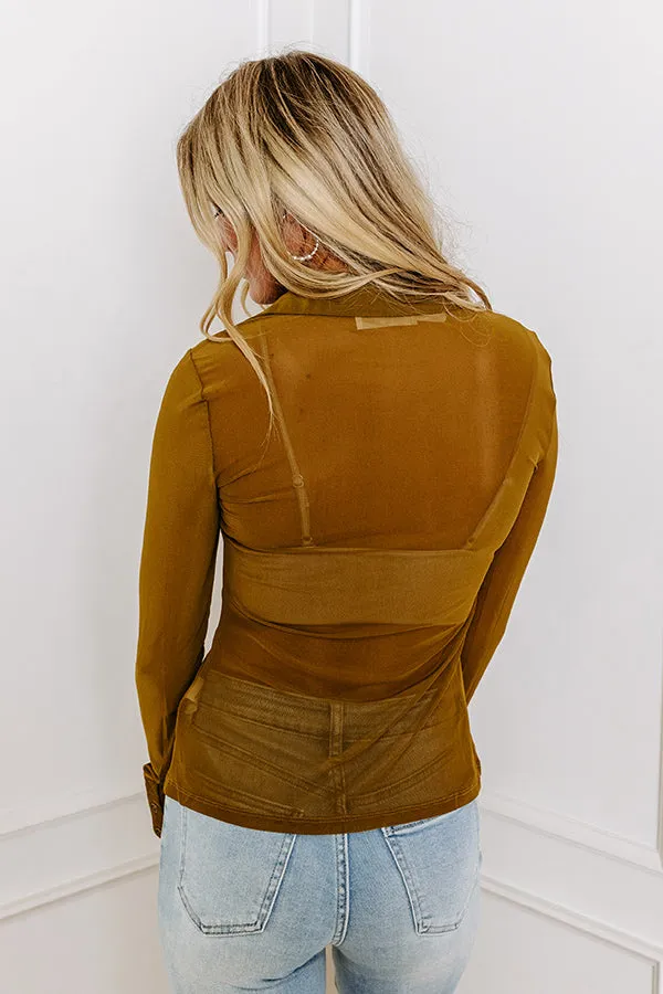 Beloved Memories Mesh Button Up sold by Impressions product image thumbnail 3