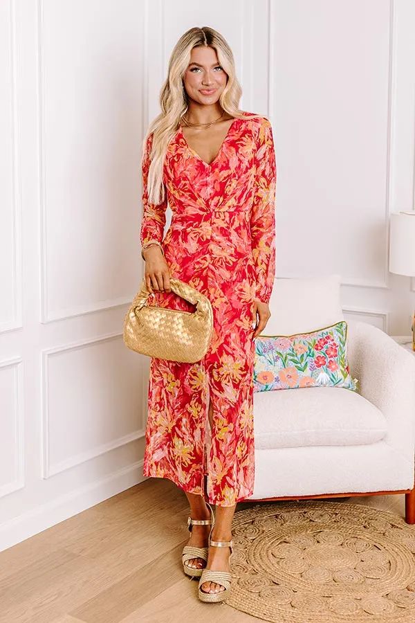 Sunset Silhouette Mesh Midi sold by Impressions