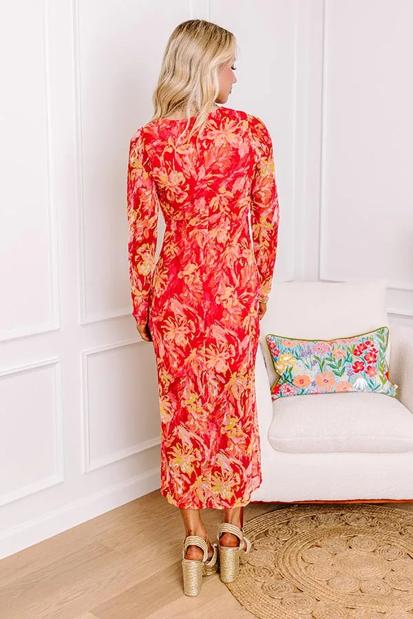 Sunset Silhouette Mesh Midi sold by Impressions product image thumbnail 3