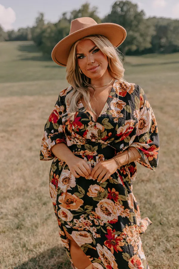 Room To Bloom Floral Maxi Dress Curves sold by Impressions product image thumbnail 2