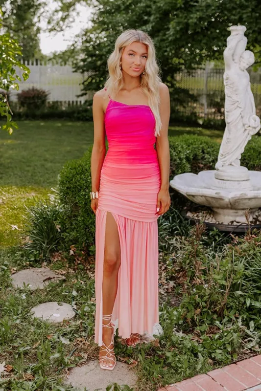 Red Carpet Ready Ruched Maxi Dress sold by Impressions