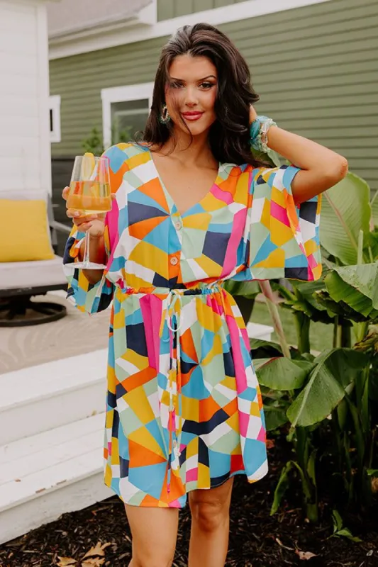 Bring The Party Color Block Mini Dress sold by Impressions