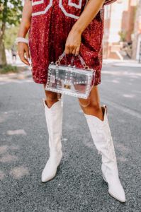 Hard To Forget You Embellished Clear Crossbody sold by Impressions