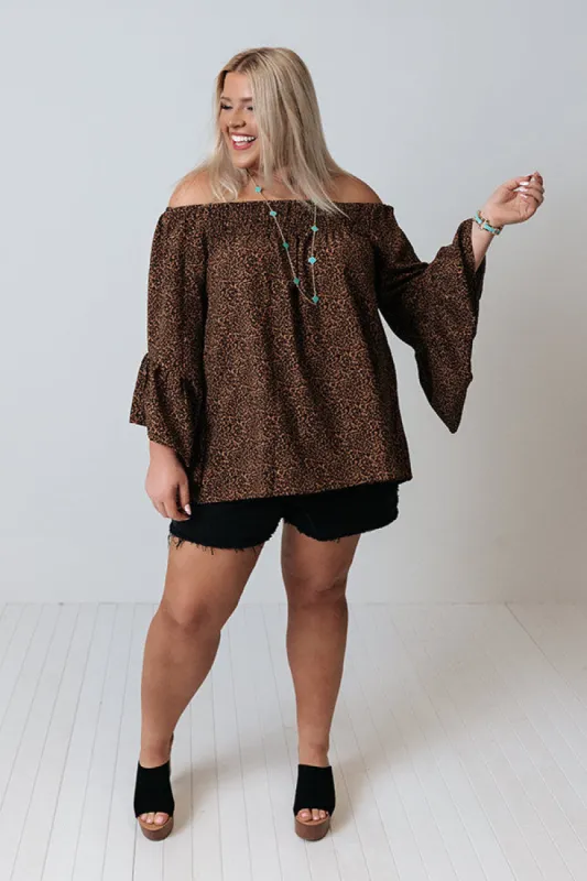 Addicted To Love Leopard Top  Curves sold by Impressions