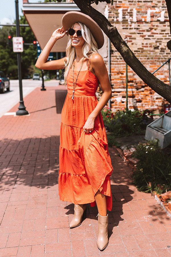 Papaya Kisses Maxi In Tangerine sold by Impressions product image thumbnail 4