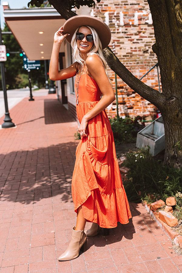 Papaya Kisses Maxi In Tangerine sold by Impressions product image thumbnail 5