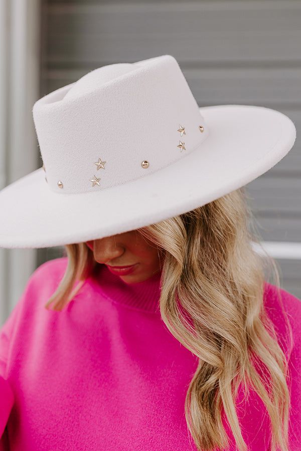 Enchanted To Meet You Felt Fedora In Ivory sold by Impressions product image thumbnail 3