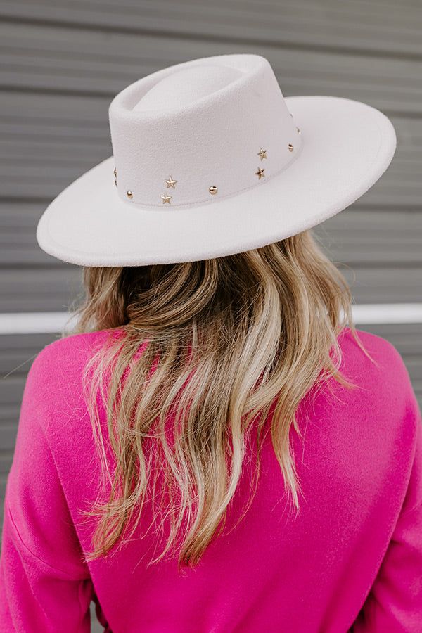 Enchanted To Meet You Felt Fedora In Ivory sold by Impressions product image thumbnail 4