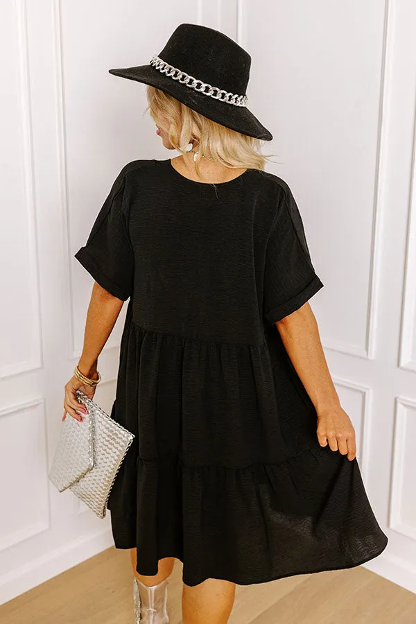 Cool Cruise Shift Dress in Black Curves sold by Impressions product image thumbnail 4