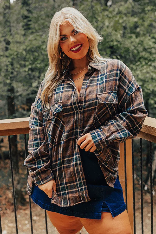 Vail Valley Plaid Button Up Curves sold by Impressions product image thumbnail 2