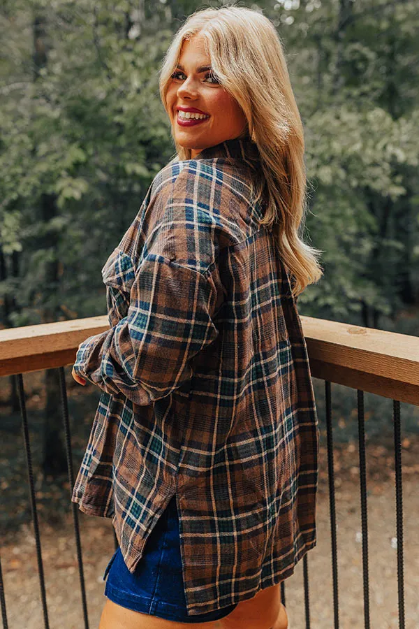 Vail Valley Plaid Button Up Curves sold by Impressions product image thumbnail 3