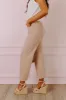 Just USA Wren High Waist Straight Leg Jean in Latte sold by Impressions