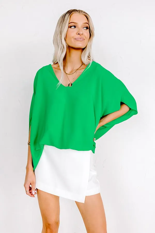 Be My Muse Top in Kelly Green sold by Impressions product image thumbnail 5