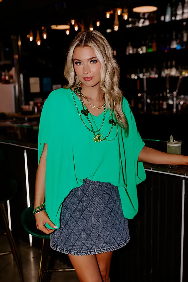 Be My Muse Top in Kelly Green sold by Impressions product image thumbnail 3