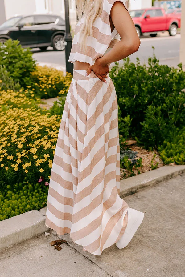 Sunny Stroll High Waist Midi Skirt sold by Impressions product image thumbnail 3