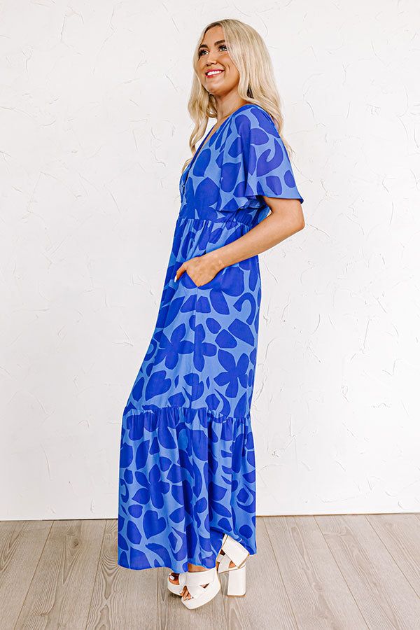 Sailboat Soiree Maxi in Royal Blue sold by Impressions product image thumbnail 2