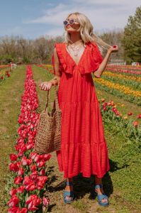 Fun Memories Maxi In Red sold by Impressions