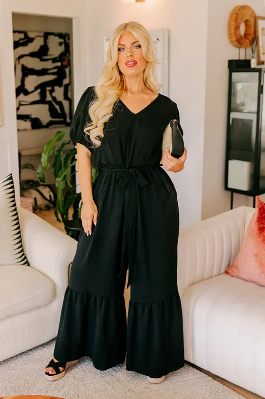 Girl On The Go Jumpsuit in Black Curves sold by Impressions