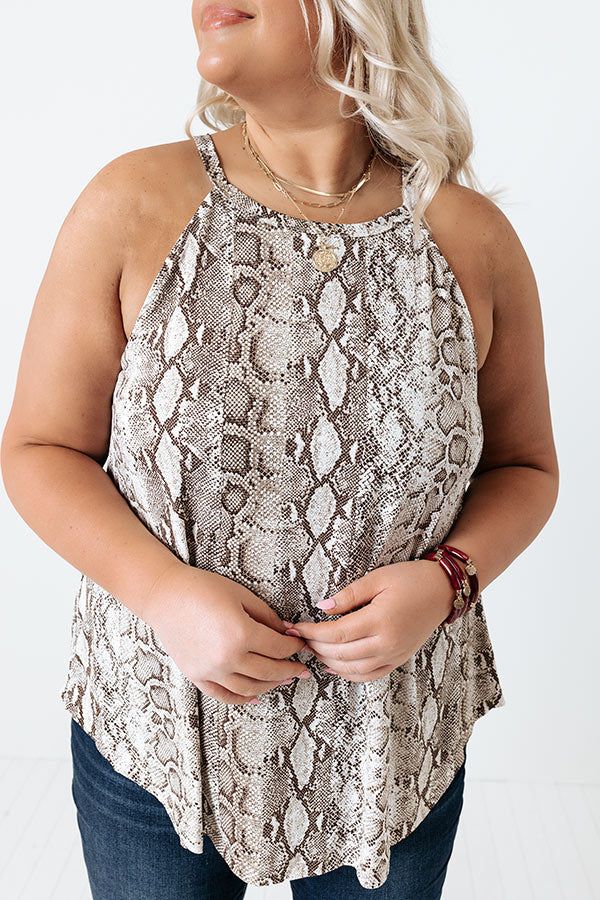 Deepest Desires Snake Print Tank Curves sold by Impressions product image thumbnail 2