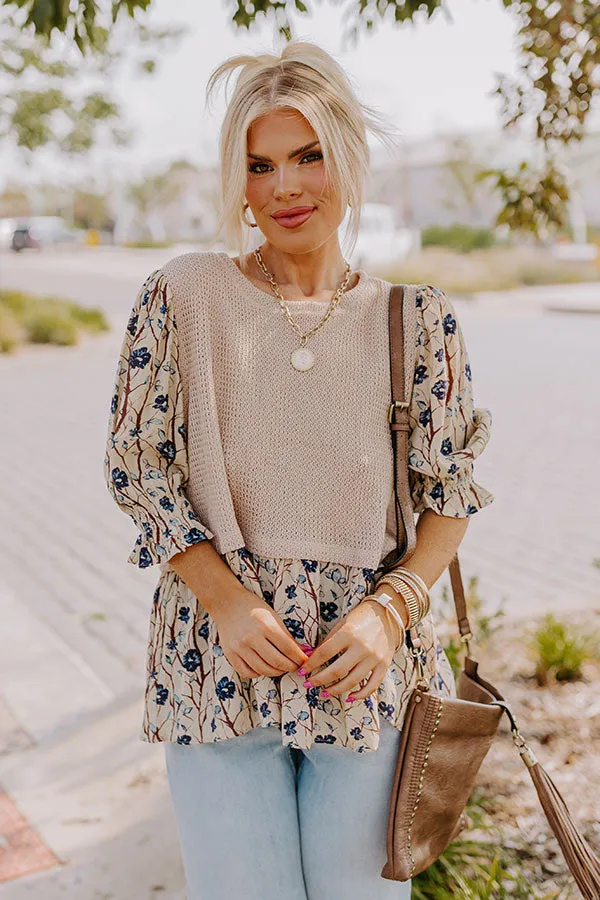 Sweet Melody Knit Top Curves sold by Impressions