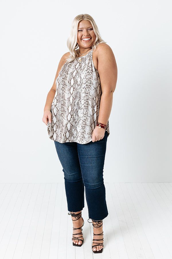 Deepest Desires Snake Print Tank Curves sold by Impressions product image thumbnail 3