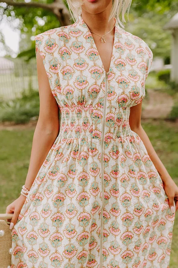 Cue The Sunshine Floral Midi sold by Impressions product image thumbnail 5