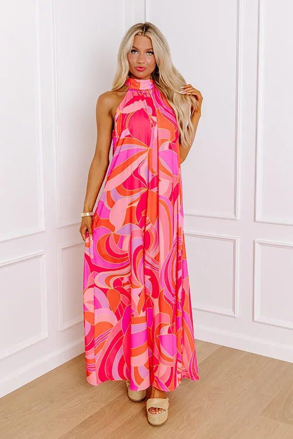 Loving Moment Maxi Dress in Pink sold by Impressions product image thumbnail 5