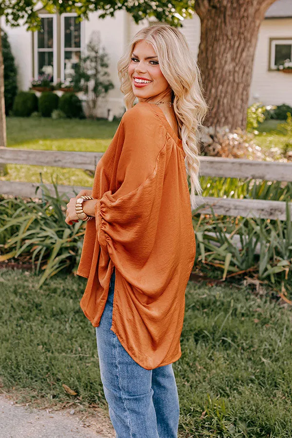 New To Town Shift Top In Camel Curves sold by Impressions product image thumbnail 3