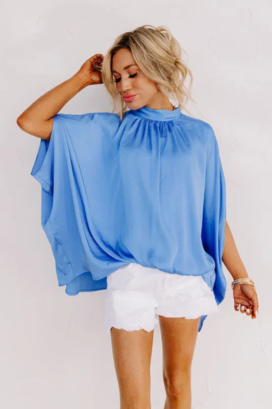 With You Always Shift Top in Blue sold by Impressions