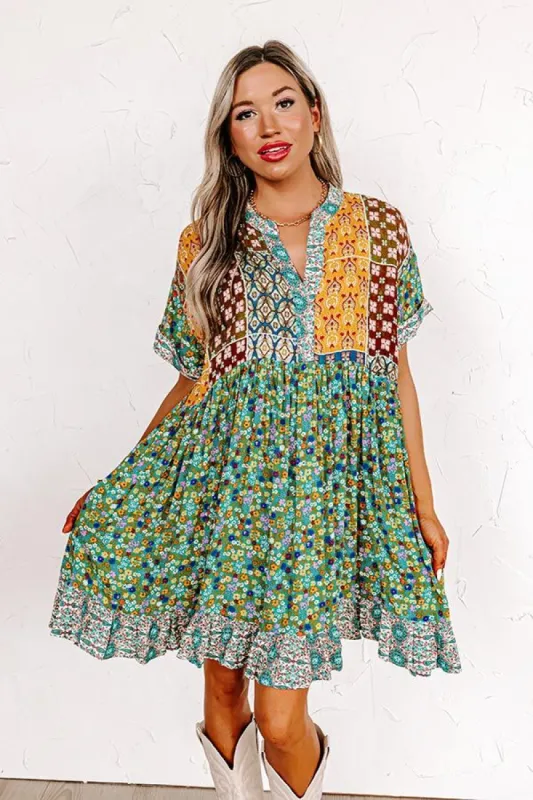 Botanical Bliss Babydoll Dress sold by Impressions