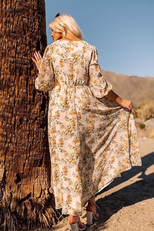 Just In Time Floral Cut Out Midi In Cream sold by Impressions product image thumbnail 3