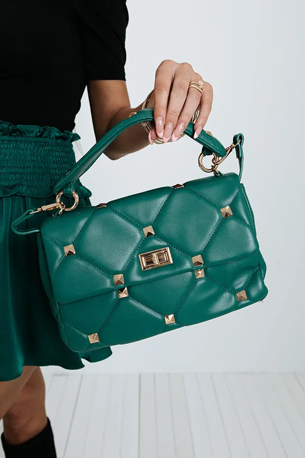 Make Your Debut Faux Leather Purse In Hunter Green sold by Impressions product image thumbnail 5