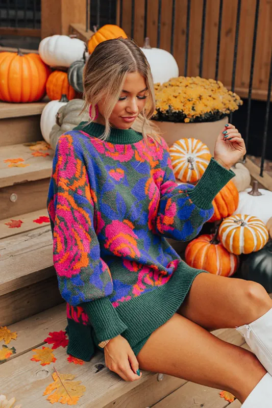 Lush Blooms Knit Sweater sold by Impressions