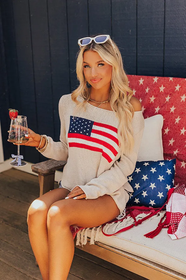 American Way Knit Sweater sold by Impressions