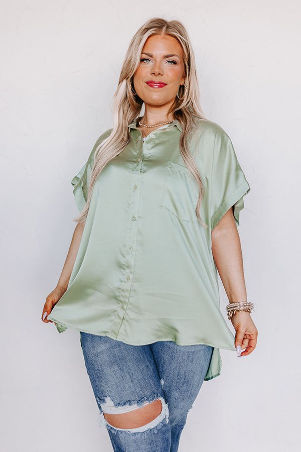 Lifelong Memories Button Up In Sage Curves sold by Impressions product image thumbnail 3