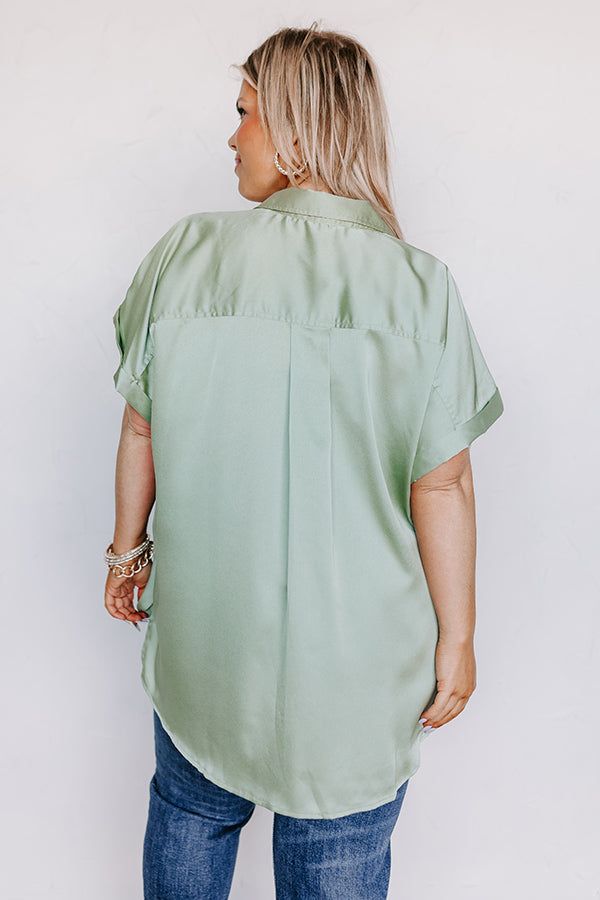 Lifelong Memories Button Up In Sage Curves sold by Impressions product image thumbnail 5