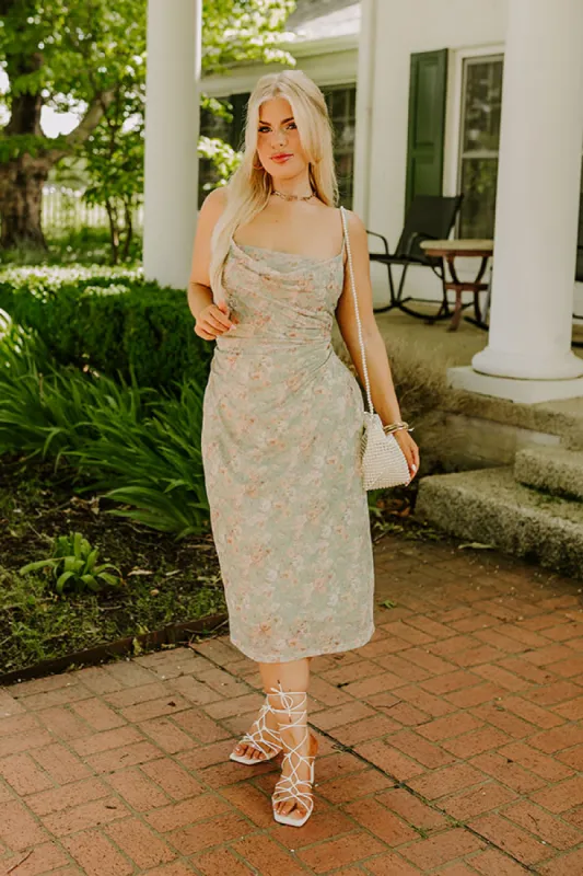 Floral Aroma Mesh Midi Curves sold by Impressions