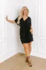 Possible Romance Mini Dress in Black Curves sold by Impressions