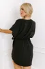 Possible Romance Mini Dress in Black Curves sold by Impressions