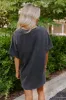 Casual Meetup Oversized Tee in Vintage Black sold by Impressions