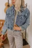 The Ronan Distressed Denim Jacket in Medium Wash sold by Impressions