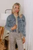 The Ronan Distressed Denim Jacket in Medium Wash sold by Impressions